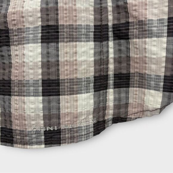 Columbia Omni-Shade Short Sleeve Hiking Blouse in Plaid Women's Size S - Picture 4 of 9